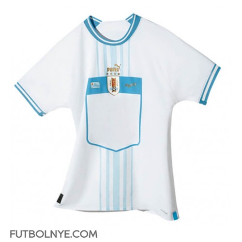 Camiseta Uruguay Visitante Equipación Mundial 2022 manga corta